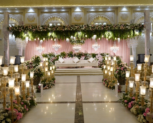 Valima reception setup at Dehleez Banquet – best marquee for Valima reception.